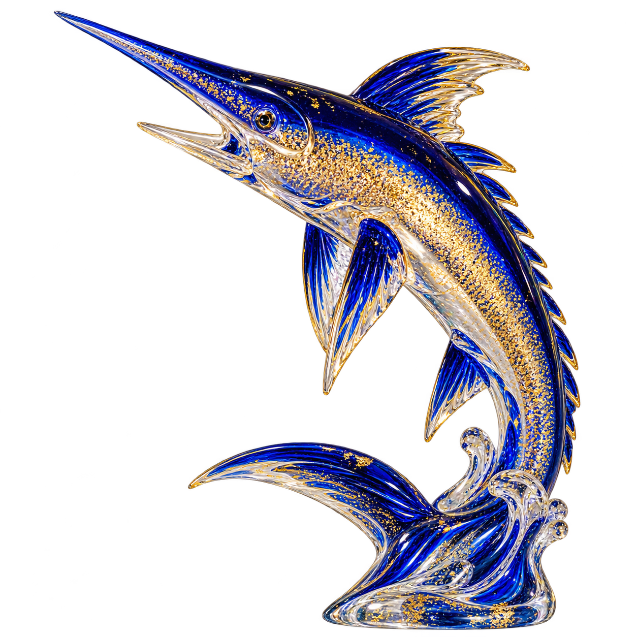 Scultura in vetro di Murano