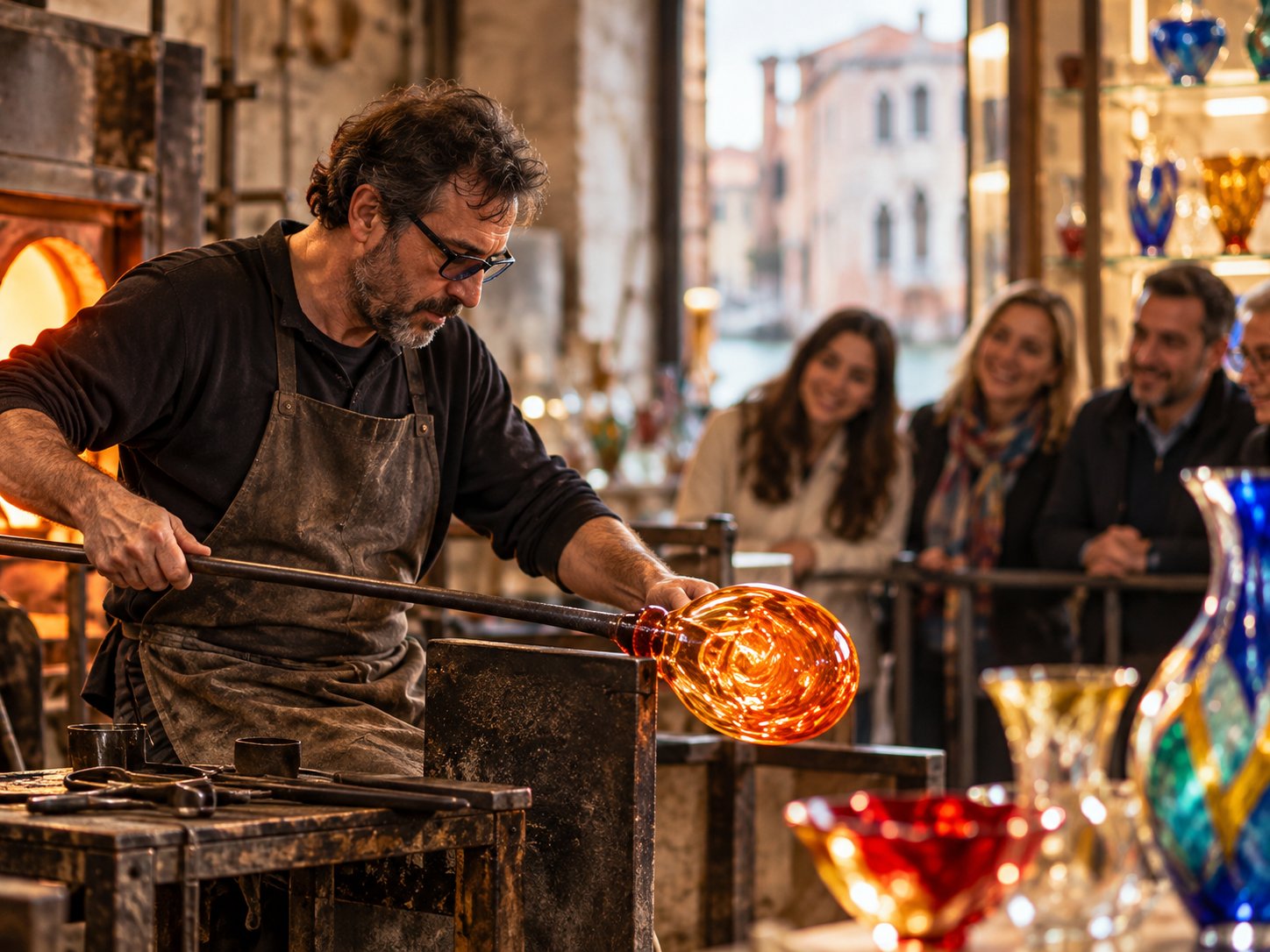 Visita guidata alla vetreria