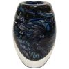 Vaso "Goccia" in Vetro di Murano Petalo Sommerso con Avventurina – H 28 cm