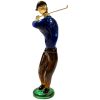 "Il Golfista" – Scultura in Vetro Massiccio di Murano Modellata a Mano H-47