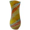 Vaso "Bandhura" in Vetro di Murano Originale Decoro Nuvola-H 34cm