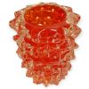 Vaso Baha H 25 cm in Vetro di Murano Autentico Certificato - Opera d'Arte Artigianale Made in Murano