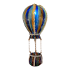 Lampada a Sospensione in Vetro di Murano Mongolfiera Fiordalisa  H-65cm