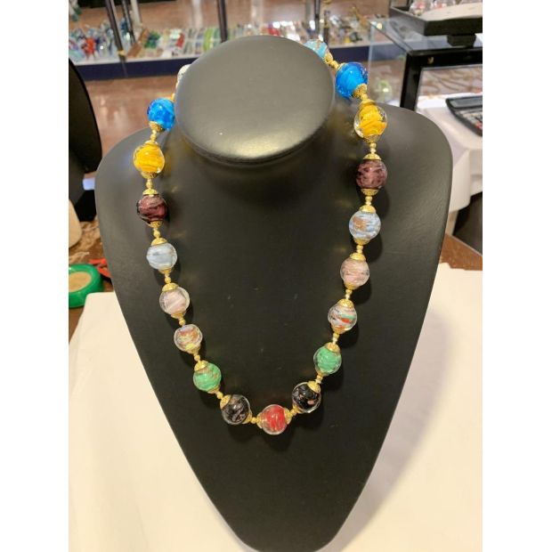 Collana in vetro di Murano COD N-11