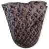 Vaso in Vetro di Murano Originale Lavorazione Balloton e Bullicante "Marea Viola" | H-22,5