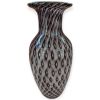 Vaso Aliseo Lavorazione Balloton in Vetro di Murano Originale H26,5cm - Elegante Opera Artigianale