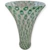 Vaso | Centrotavola di Murano "Smeraldo" Balloton Verde Svasato H-34