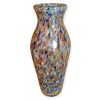 Vaso in Vetro di Murano "Zorea" H34 - Multicolor Lavorazione Arlecchino