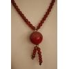 Collana perle rosse in vetro di Murano COD N-08