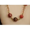 Collana perle rosa in vetro di Murano COD N-07