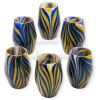 Set 6 Goti "Onde di Laguna" – Autentico Vetro di Murano 370ml