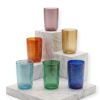 Set- 6 Bicchieri 250 ml Murano Artigianale "Spiral Tumblers"
