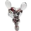Abbraccio d'Amore – Scultura "Gli Amanti" in Vetro di Murano Sommerso -H 49 cm