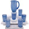 Servizio "Colleoni Balloton Elite" – Caraffa e 6 Goti in Vetro di Murano