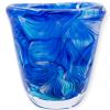 Vaso "Oceano" in Vetro di Murano Petalo Sommerso – H 21 cm