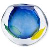 Vaso Centrotavola "Mappamondo" in Vetro Sommerso H-24cm