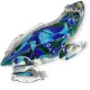 Scultura Artistica Rana Petalo Blu - Original Murano Glass L-27