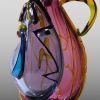 Vaso in vetro di Murano omaggio a Picasso alto anfora COD B-219-B