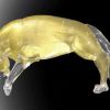 PANTERA IN ALTO CON ORO 24 K