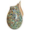 Vaso in Vetro di Murano "Kate" H32 - Multicolor Lavorazione Arlecchino