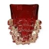 Vaso Belma H 19cm in Vetro di Murano Autentico Certificato - Opera d'Arte Artigianale