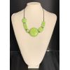 Collana perle verdi in vetro di Murano COD N-18