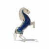 Cavallo Rampante “Petalo Blu” Original Murano Glass – Pezzo Unico Artigianale