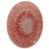 Piatto Centrotavola Decoro Venato Artistico "Diametro-34" – Effetto Reticolato Rosa Coral
