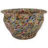 Centrotavola "Arlecchino Deep" in Vetro di Murano  con Avventurina – Pezzo Unico H 16cm