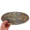 Centrotavola Piatto Artistico "Galassia" – Vetro Murano Multicolore Pezzo Unico 40cm