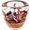 Vaso, Scultura in Vetro di Murano "Fondale Dinamico" H-13 cm