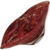 Centrotavola in Vetro di Murano "Petalo" Rosso Rubino - H 14 cm