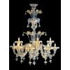 Lampadario Venziano Cristallo Oro 24 k con 8+6 Luci Sonia