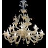Lampadario Rezzonico Cristallo Oro-Riflessi di Murano