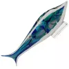 Scultura Pesce "Coral" in Vetro di Murano Petalo Sommerso – L 49 cm